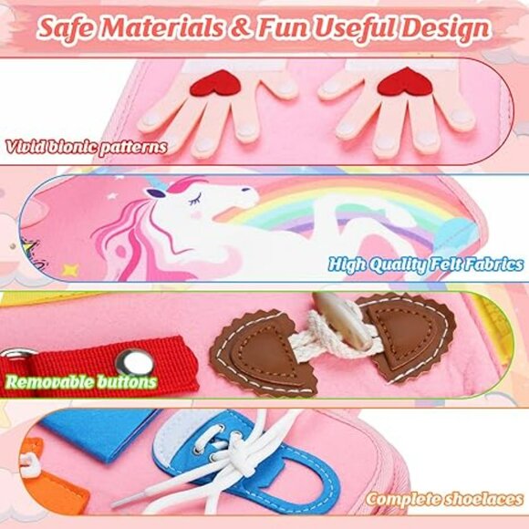 New Educational Toys Montessori Busy Board & Busy Book for Toddler - Picture 4 of 8